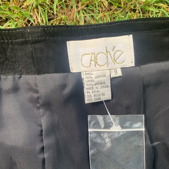 Cache real leather fringe skirt - Picture 7 of 12